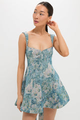 Aquarelle Jacquard Rue Mini Dress