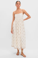 Orchid Echo Cotton Jacquard Betsy Dress