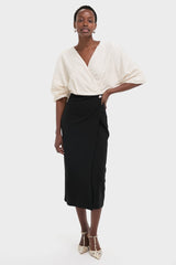 Ivory and Black Orion Dress