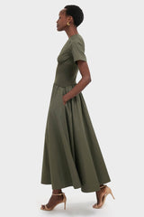 Fern Wrenna Short Sleeve Midi Dress