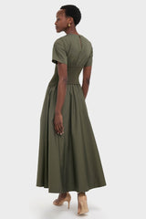 Fern Wrenna Short Sleeve Midi Dress
