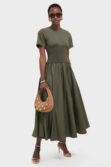 Fern Wrenna Short Sleeve Midi Dress