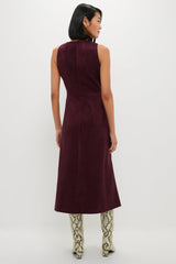 Winetasting Vegan Suede Manon Dress