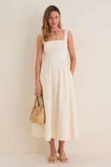 Porcelain Eyelet Esme Dress