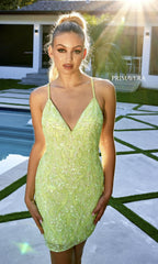 Short Homecoming Dress by Primavera 3897
