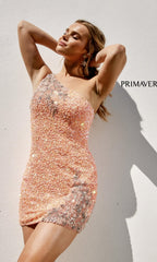 Short Homecoming Dress by Primavera 4009