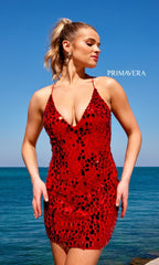Short Homecoming Dress by Primavera 4056