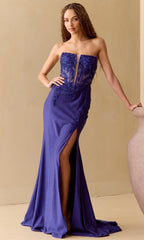 Amelia Couture Long Formal Dress 8040