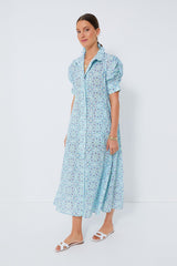 Blue Venetia Maxi Dress