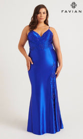 Faviana Long Plus-Size Formal Dress 9562