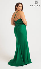 Faviana Long Plus-Size Formal Dress 9570