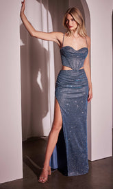 Formal Long Dress Cd350 by Ladivine
