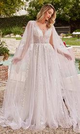 Long Formal Dress CD852W by Ladivine