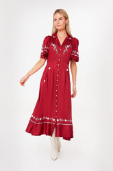 Rhubarb Western Bridge Dress