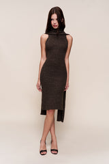 Hooded Knit Dress