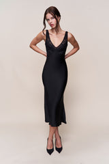Scaosi Lace Detail Slip Dress
