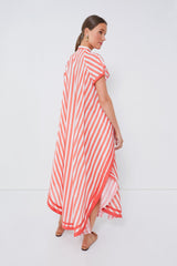 Coral Stripes Anouk Dress
