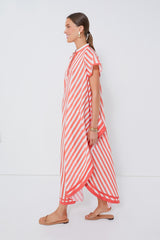 Coral Stripes Anouk Dress