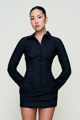 Mynette Corset Shirt Dress