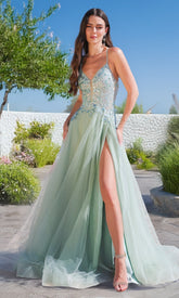 Amelia Couture Long Formal Dress tm1028