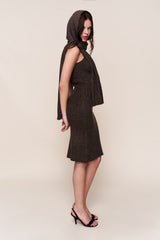 Hooded Knit Dress