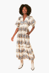 Misty Morning Palmer Dress