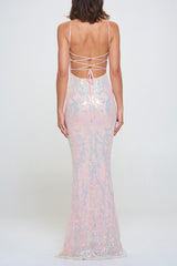 Cynthia Sequin Maxi Gown