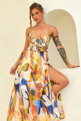 Radiance Maxi Dress - Blue Multi