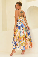 Radiance Maxi Dress - Blue Multi