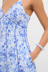 Blue Multi Cami Maxi Dress
