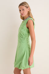 Pistachio Seersucker Alisa Dress