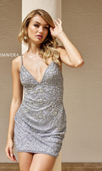 Short Homecoming Dress by Primavera 4027