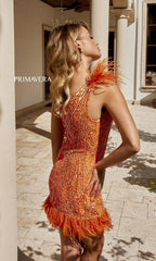 Short Homecoming Dress by Primavera 4029
