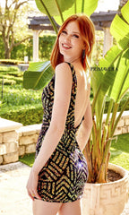 Short Homecoming Dress by Primavera 4053