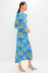 Riptide Long Sleeve Swing Dress