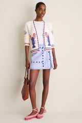 Coastal Stripe Bay Skirt