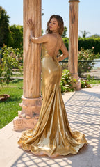 Atria Long Formal Dress 6854h