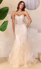 Amelia Couture Long Formal Dress 8002