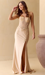 Amelia Couture Long Formal Dress 8040