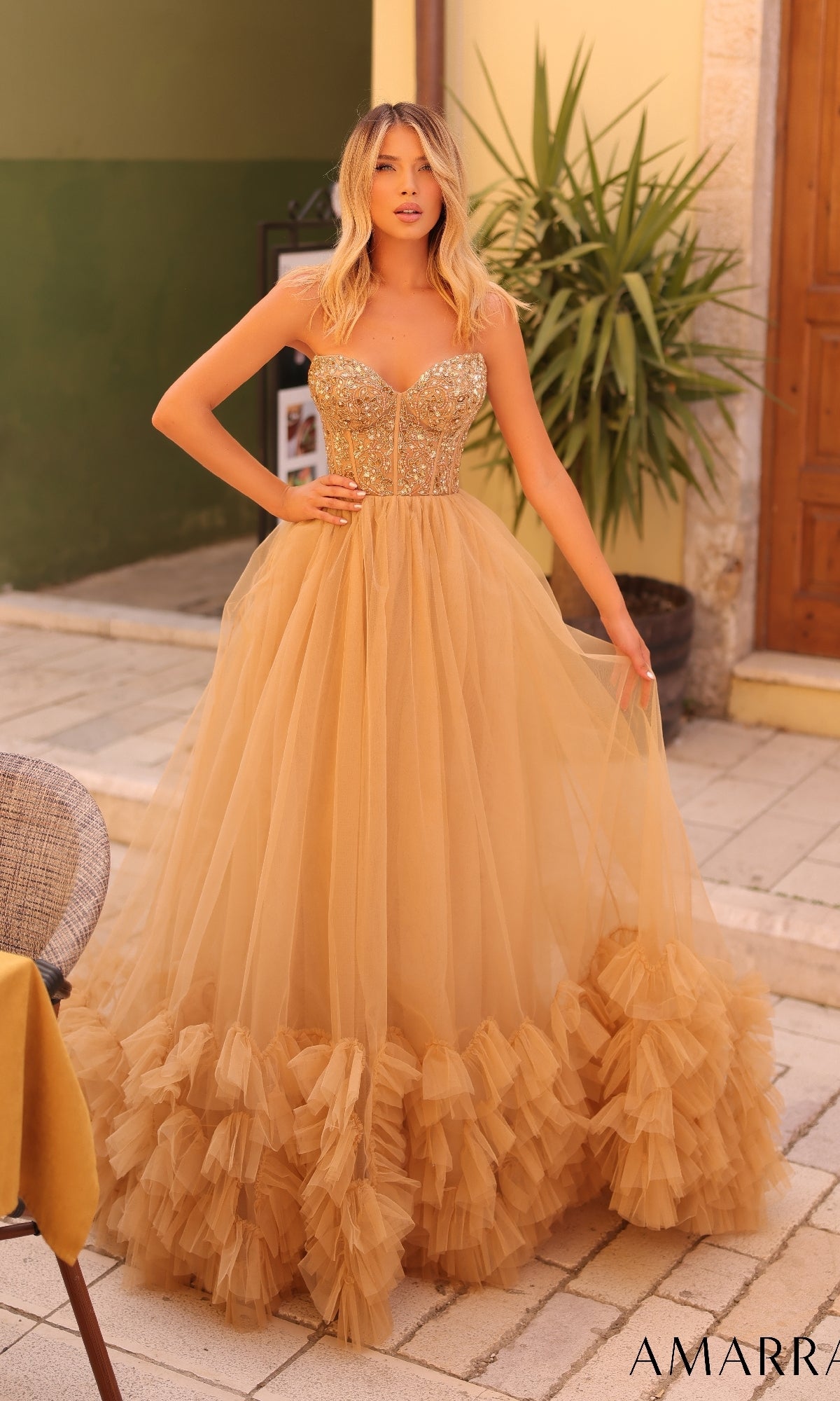 Amarra Long Formal Dress 88339
