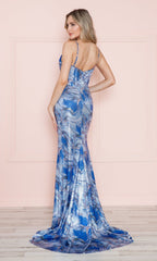 Poly USA Long Formal Dress 9442
