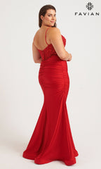 Faviana Long Plus-Size Formal Dress 9569