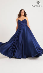 Faviana Long Plus-Size Formal Dress 9578