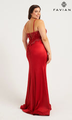 Faviana Long Plus-Size Formal Dress 9592