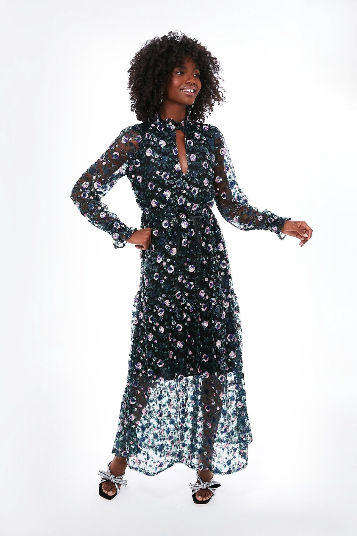 Floral Sequin Lucybella Dress