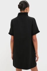 Black Tweed Ophelia Dress