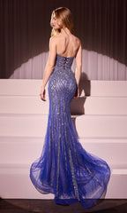 Formal Long Dress CC6018 By Ladivine
