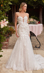 Long Formal Dress CDS434W by Ladivine