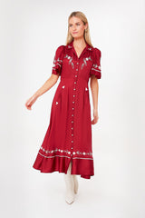 Rhubarb Western Bridge Dress