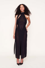 Koemi Sheer Panel Dress